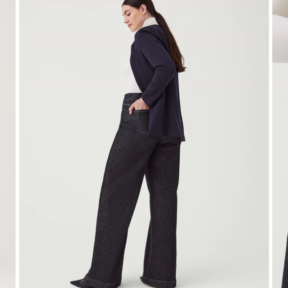 Spanx wide leg jeans size M - Picture 3 of 5